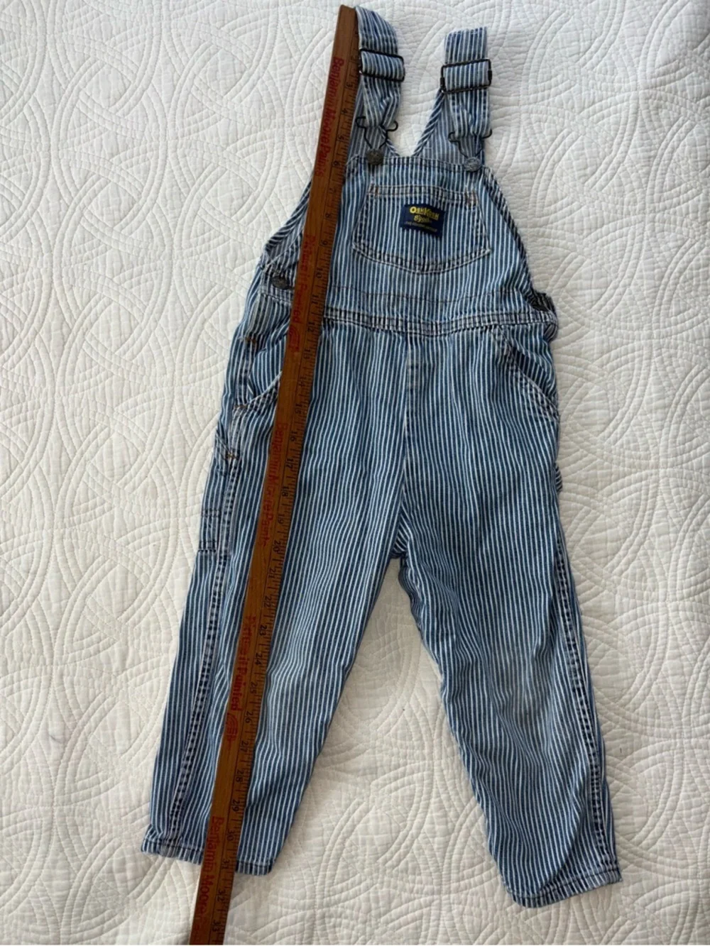 OshKosh B'gosh Vintage Stripe 4T Overalls
